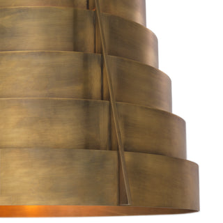Pendant Fitzroy vintage brass finish