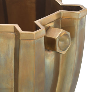 Wine Cooler Napoli vintage brass finish