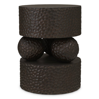 Side Table Thoren ebony oak veneer