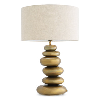 Table Lamp Kallisto vintage brass finish incl shade