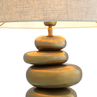Table Lamp Kallisto vintage brass finish incl shade