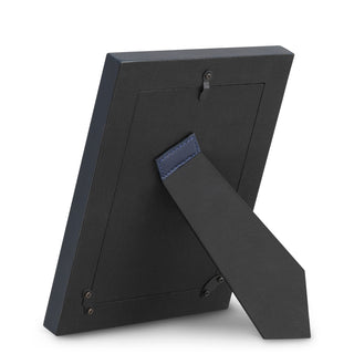Picture Frame Nivo blue leather set of 2