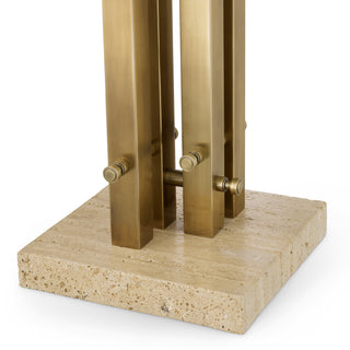Table Lamp Destino vintage brass finish incl shade