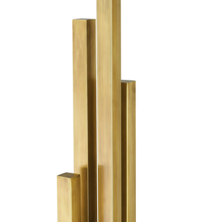 Floor Lamp Destino vintage brass finish incl shade