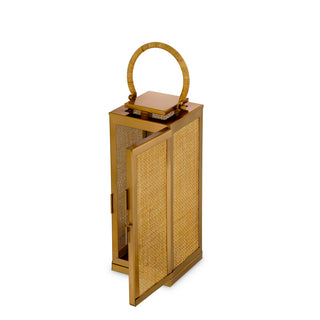 Hurricane Georgian L vintage brass finish bamboo handle