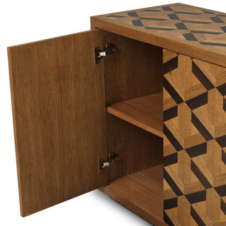 Dresser Rubicon oak veneer
