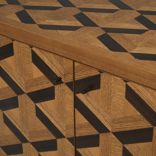 Dresser Rubicon oak veneer