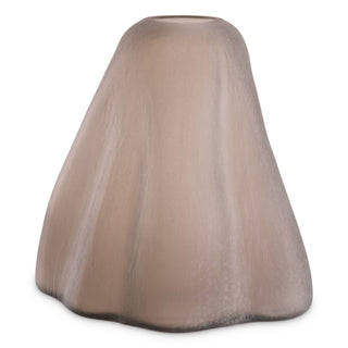 Vase Trivium sand color glass