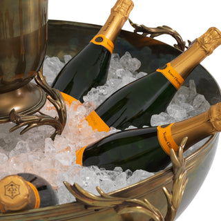 Champagne Cooler Prestige XXL vintage brass finish