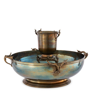 Champagne Cooler Prestige XXL vintage brass finish
