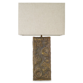 Table Lamp Kamari vintage brass finish incl shade