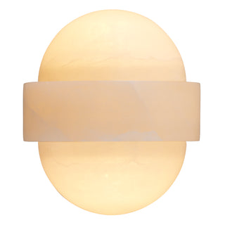 Wall Lamp Icarus antique brass finish alabaster
