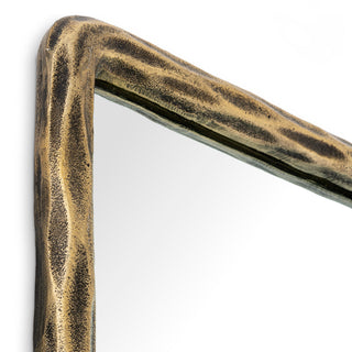 Mirror Dalton antique brass finish