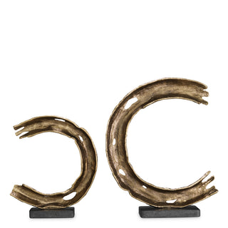Object Elvaston antique brass finish set of 2