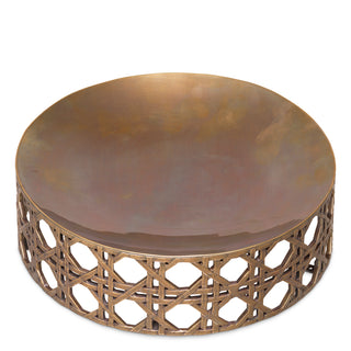 Bowl Dameron vintage brass finish