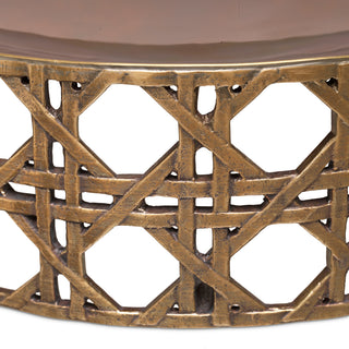 Bowl Dameron vintage brass finish