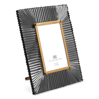 Picture Frame Camille antique brass finish smoke glass