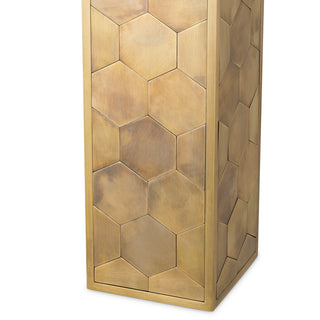 Table Lamp Montreux vintage brass finish incl shade