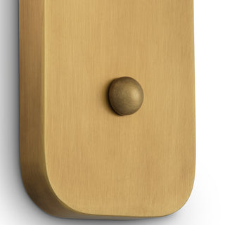 CDJ Wall Lamp Melbourne antique brass finish alabaster