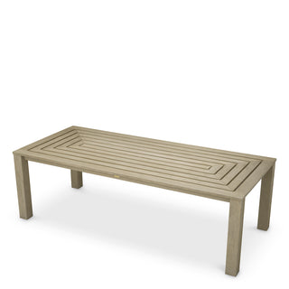 Outdoor Dining Table Vistamar aged teak