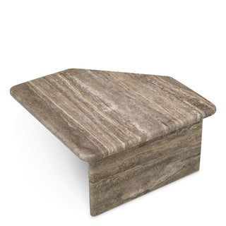 Coffee Table Ciro S silver travertine