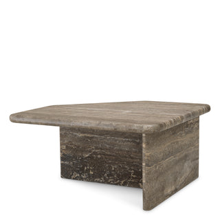 Coffee Table Ciro S silver travertine