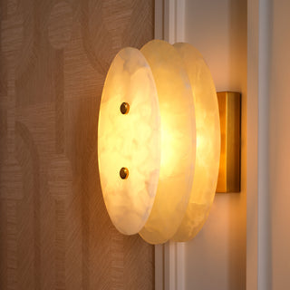 Wall Lamp Ellery onyx antique brass finish
