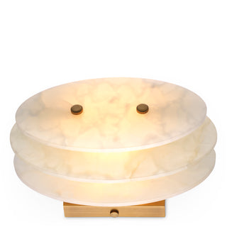 Wall Lamp Ellery onyx antique brass finish