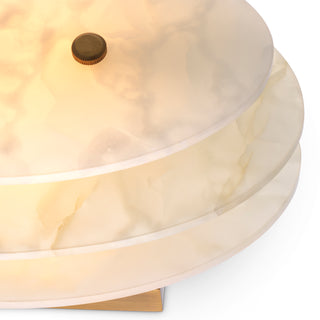 Wall Lamp Ellery onyx antique brass finish