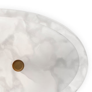 Wall Lamp Ellery onyx antique brass finish