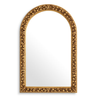 Mirror Fairlane antique gold finish