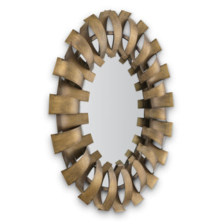 Mirror Aldrin vintage brass finish