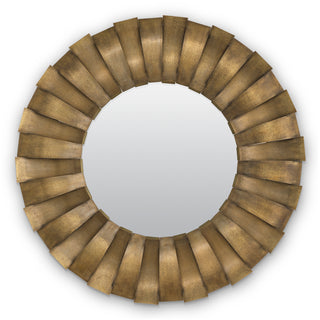 Mirror Aldrin vintage brass finish
