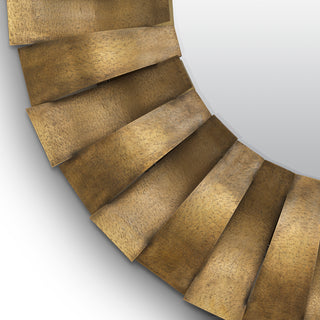 Mirror Aldrin vintage brass finish
