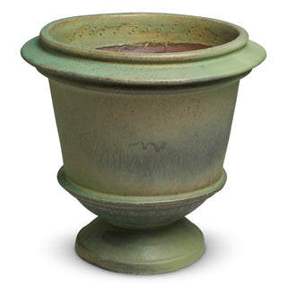 Outdoor Planter Sheldon green finish