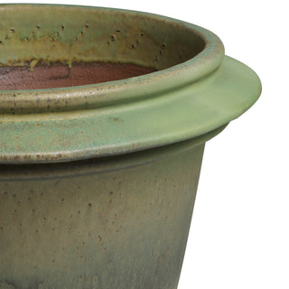 Outdoor Planter Sheldon green finish