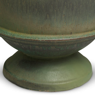 Outdoor Planter Sheldon green finish