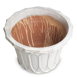 Outdoor Planter Iverson light grey finish set of 2