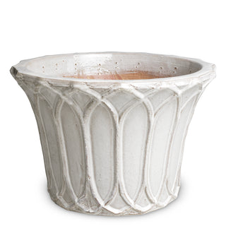 Outdoor Planter Iverson light grey finish set of 2