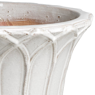 Outdoor Planter Iverson light grey finish set of 2