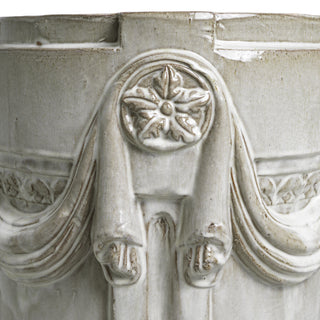 Outdoor Planter Chandler light grey finish