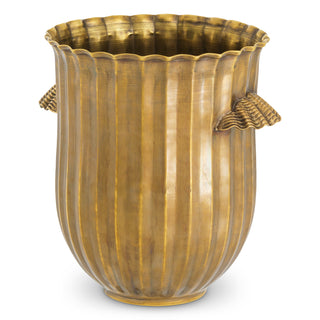Wine Cooler Sutera vintage brass finish