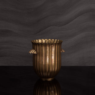 Wine Cooler Sutera vintage brass finish