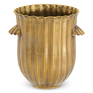 Wine Cooler Sutera vintage brass finish
