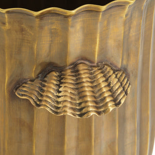 Wine Cooler Sutera vintage brass finish
