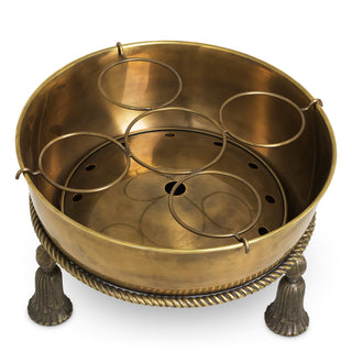 Champagne Cooler Tassel vintage brass finish