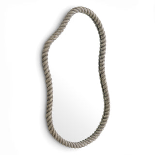 Mirror Elvington L antique nickel finish