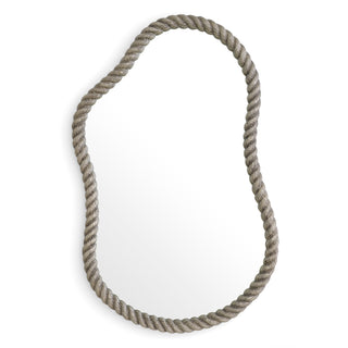 Mirror Elvington L antique nickel finish