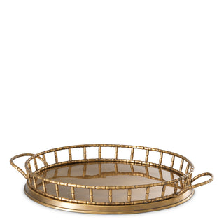 Tray Fairgrove vintage brass finish