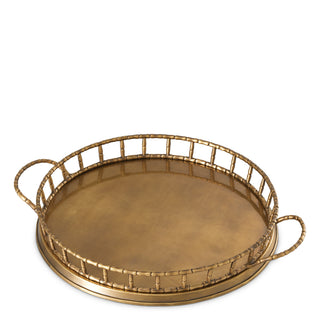 Tray Fairgrove vintage brass finish